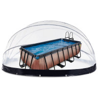 Басейн EXIT із куполом та тепловим насосом 400×200×100 см, "Дерево"